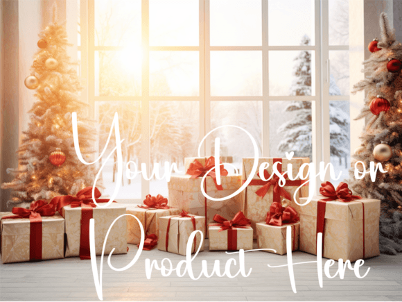 Download Christmas Background for Product Mockups - Mockups Collection