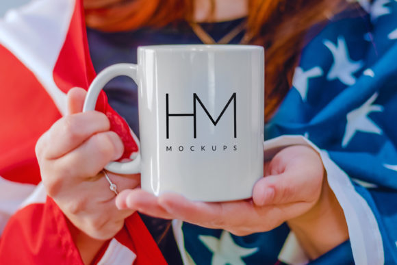 Download White Mug Mockup 11 Oz, 4th of July, USA - Mug mockup Collection