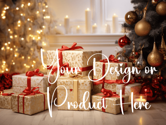 Download Christmas Background for Product Mockups - Mockups Collection