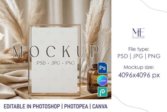 Download A4 Table Sign Mockup PSD PNG Wedding - Wedding Collection