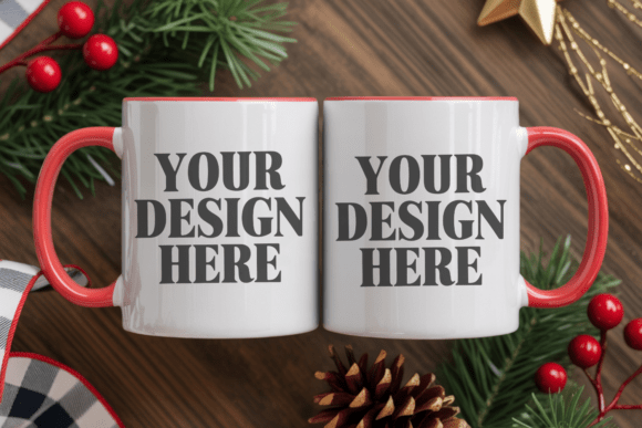Download 11oz White Christmas Mug Mockup 2 - Mug mockup Collection