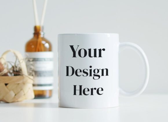 Download White Coffee Mug Mockup PSD Smart Object - Mug mockup Collection