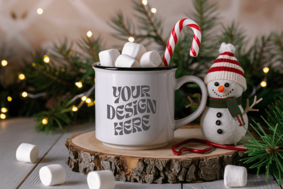 Download Christmas 11oz White Mug Mockup 35 - Mug mockup Collection