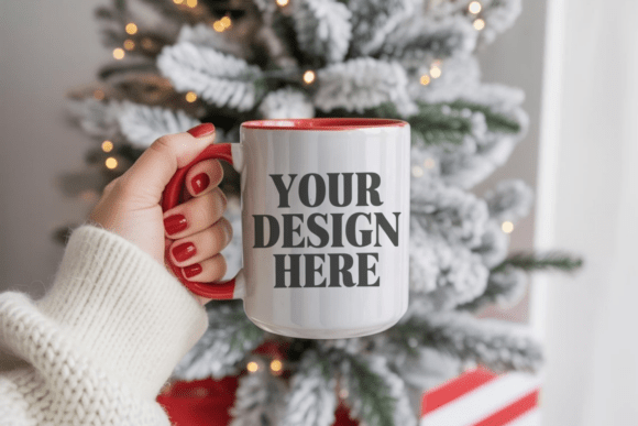 Download 11oz White Christmas Mug Mockup 14 - Mug mockup Collection