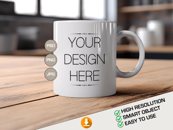 Download Mug PSD Template, Blank Mug Mockup - Mug mockup Collection