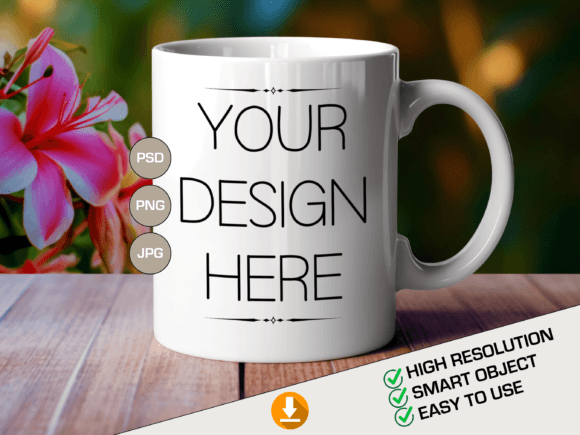 Download Mug Mockup, PSD Mug Template, Full Cover - Mug mockup Collection